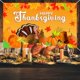 thumbnail image 1 of Ganfancp Acción de Gracias Temática de Fondo de Tela de Color Naranja Amarillo Serie de Acción de Gracias Cosechas Calabaza Hoja de Arce Turquía Decoración de La Fiesta Rebajas Hoy Liquidación 1* Tel, 1 of 6