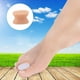 thumbnail image 2 of 2 piezas pie del pie sepador ajustador Hallux Corrector de los pies juanete Protector color de piel Colcomx Separadores de dedos de los pies, 2 of 6