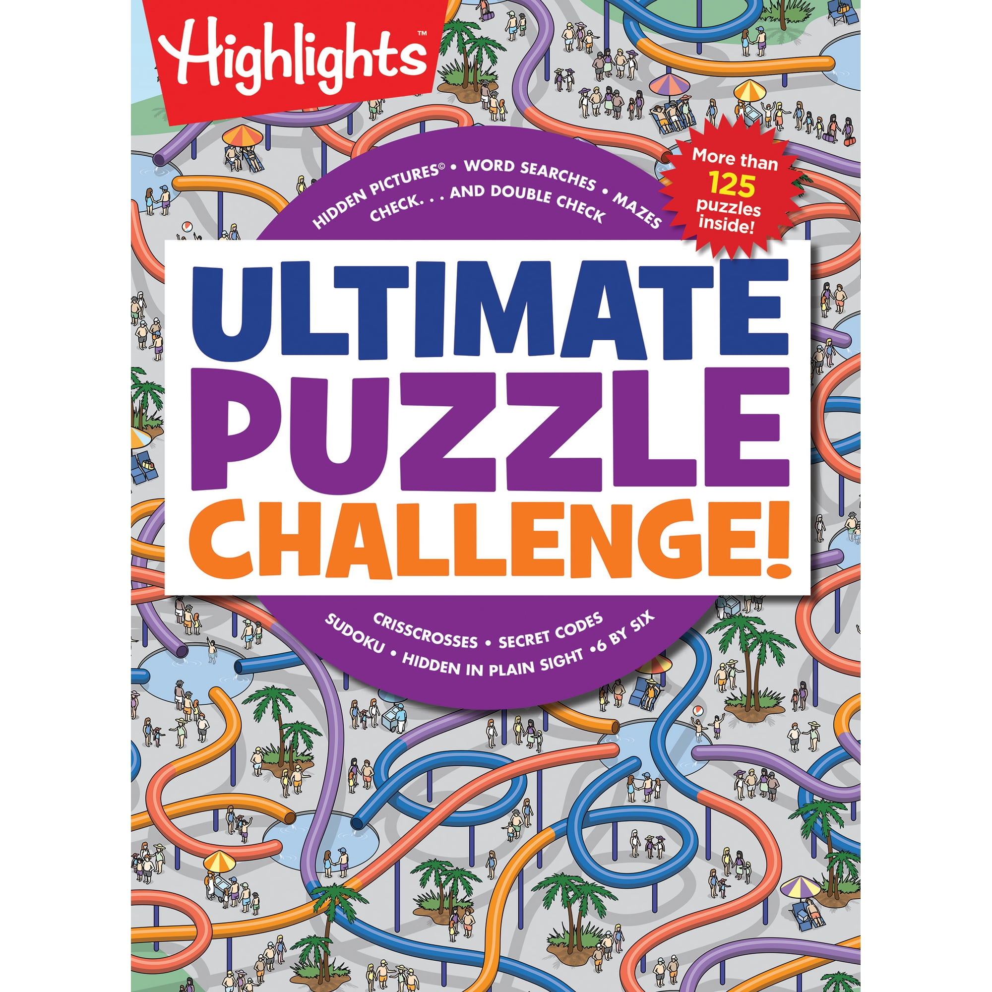 Ultimate Puzzle Challenge!: 125+ Brain Games for Kids, Mazes, Brain Teasers, Word Searches, Crossword Puzzles, Sudoku, Logic Puzzles and More, Kids Activity Book (Paperback)