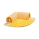 thumbnail image 3 of Cama túnel para gatos interactiva portátil con pelota de juego, juguetes para gatos, escondite, actividad Amarillo, 3 of 9