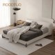 thumbnail image 2 of Simple Modern Queen /King Size Bed Frame Bedroom Furniture Velvet Double Bed For Adults With Storage Designer Home Furniture My Lux Decor Round, 2 of 12