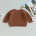 thumbnail image 4 of MesaSe Pull Tricoté pour Bébé Manches Longues avec Poche Automne Tricoté pour Filles Garçons, 4 of 7