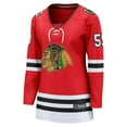 thumbnail image 2 of Women's Fanatics Tyler Bertuzzi Red Chicago Blackhawks Centennial Breakaway Player Jersey, 2 of 3