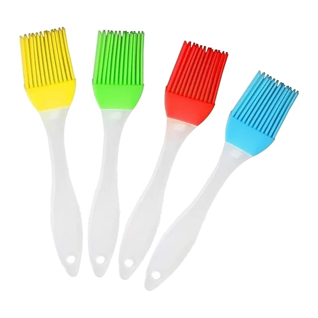 Silicone Baking Bakeware Bread Cook Brushes Oil BBQ Basting Brush Tool Color Random