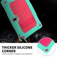 thumbnail image 5 of SOATUTO Heavy Duty Case With Screen Protector For MAGCH M210 M101 L21 Tablet Hard Back Case with Stand Shoulder Strap For MEIZE ZONKO K116 K118 / Kaktin / TPSPAD 10 inch Tablet - Green+Pink/1 Pcs, 5 of 6