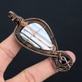 thumbnail image 4 of Natural Owhyee Opal,Amethyst Stone Handmade Copper Wire Wrap Pendant 3.74, 4 of 4