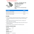 thumbnail image 2 of Fuel Pump - Compatible with 1969 American Motors Rambler - Carter, 2 of 2