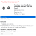 thumbnail image 2 of Front Upper Control Arm Bushing - Compatible with 1965 - 1967 Ford Galaxie 1966, 2 of 2