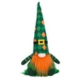 thumbnail image 2 of AZXY 12.6 Inch St Patrick's Day Gnome Decorations, Plush Green Shamrock Irish Gnome, Tier Tray & Table Centerpiece, Handmade Faceless Ornaments for Saint Paddy's Day Gift, 2 of 4