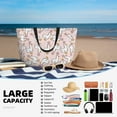 thumbnail image 5 of Disketp Goose Queen Large Capacity Beach Bag, Waterproof Sandproof Beach Swim Pool Bag Tote Bag for Women, 5 of 7