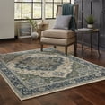 thumbnail image 2 of Oriental Weavers Aberdeen Area Rug - 051G1 - 5'3" x 7'6" - in Blue/ Tan - Vintage Inspired, Stain Resistant, Family and Pet Friendly , Bedroom, Office Rug, 2 of 5