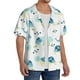 thumbnail image 2 of Fotbe Sea Turtle Camisa Estampada de Manga Corta para Hombre, Casual de Verano, Estilo Playero, Sin Arrugas-Large, 2 of 5