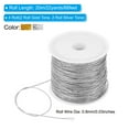 thumbnail image 2 of Uxcell Total 88yard Metallic Cord Set, 4Rolls 0.8mm Dia Ornament String, Gold,Silver, 2 of 5