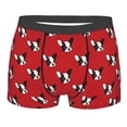 thumbnail image 4 of Goofa Bulldog Red Printed Men's Boxer Briefs Underwear, Moisture-Wicking Underwear, Trunk,Soft and Breathable Cotton Underwear-X-Large, 4 of 9