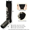 thumbnail image 3 of FREEAMG Funny Skull Compression Socks for Women and Men(2Pairs)-Best Support for Running, Athletic, Nursing, Travel, 3 of 7