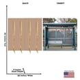 thumbnail image 5 of Cardboard People Bus Stop Backdrop Life Size Cardboard Cutout Standup, 5 of 5