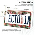 thumbnail image 4 of 2pcs Exotic Floral License Plate Frame for Car Accessories Rustproof License Plate Cover with Screws for US Vehicles 12x6 Inch（465） Home Decor, 4 of 7