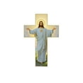 thumbnail image 3 of Vintage Wooden Jesus Christ Wall Cross, Catholic Crucifix Wall Cross, Spiritual Christian Art Gift, 11.81Inch Handcrafted Religious Home Decor for Living Room, Bedroom, or Prayer Space, 3 of 7