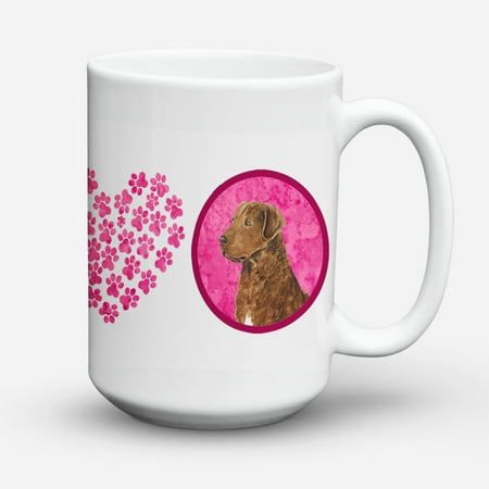 

Carolines Treasures SS4807-PK-CM15 Pink Chesapeake Bay Retriever Coffee Mug 15 oz 15 ounce multicolor