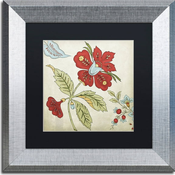 Trademark Fine Art "Sasha II" Canvas Art by Color Bakery, Black Matte, Silver Frame