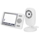 thumbnail image 4 of Monitor para bebés de 3,5 pulgadas Función de música con aumento 2X Monitor de temperatura Monitor para bebés con vídeo enchufe de 100-240VUK, 4 of 9