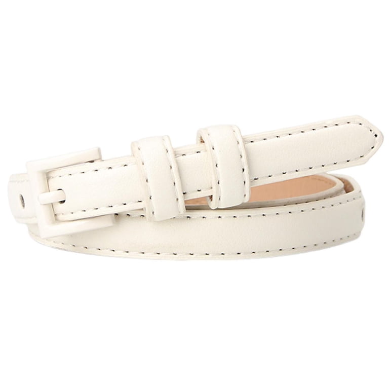 6467 Women Skinny Leather Belt Thin Waist Jeans For Pants In Pin Buckle Women Skinny Leather Belt Thin Waist Jeans Belt for Pants in  main image 2