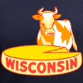 thumbnail image 3 of CafePress - Vintage Wisconsin Cheese T Shirt - Women's V-Neck Dark T-Shirt, 3 of 4