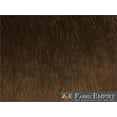 thumbnail image 2 of Faux Fur Fabric Long Pile Gorilla BROWN / 60" Wide / Sold by the yard, 2 of 4