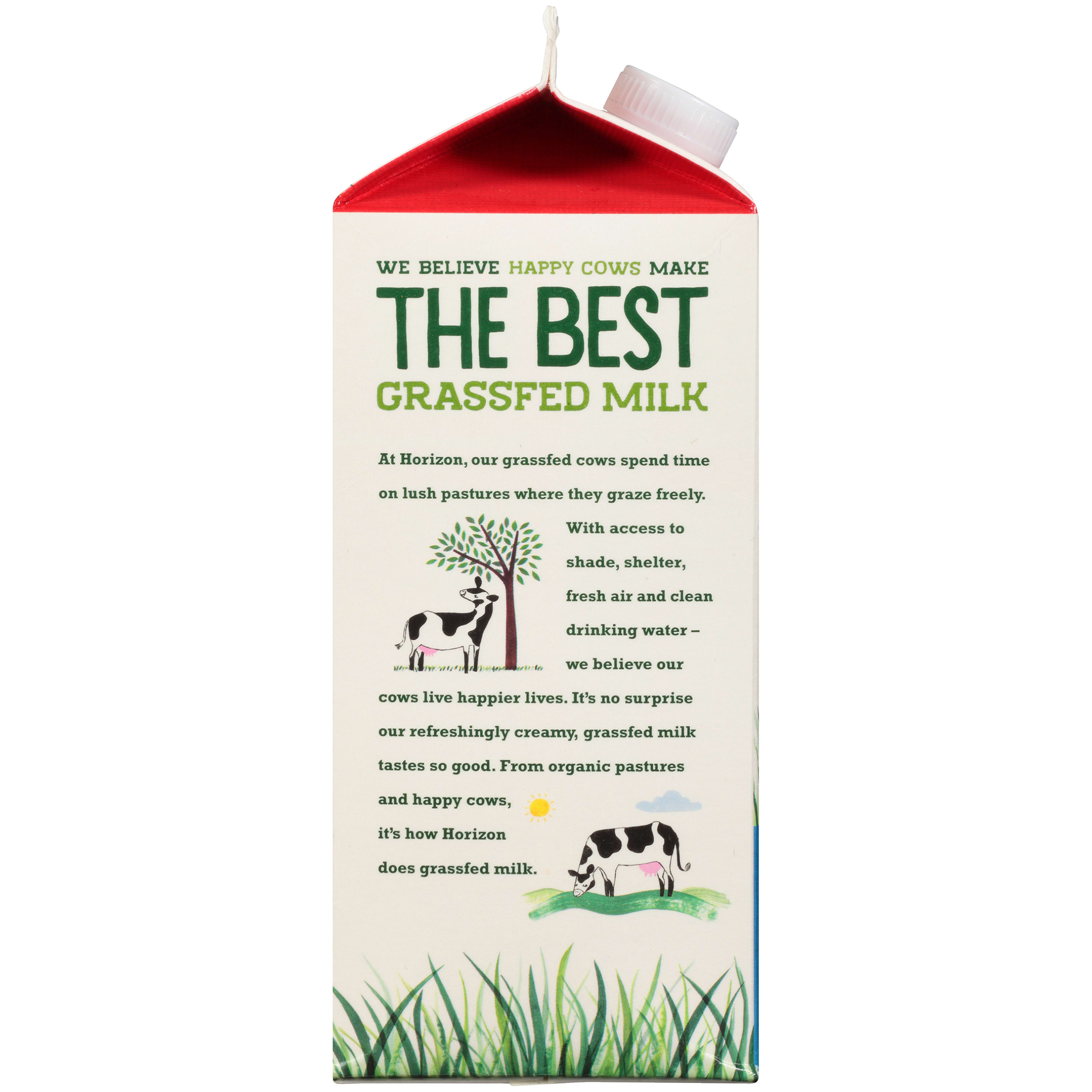 Horizon Organic 2% Reduced Fat Grassfed Milk, Half Gallon - image 2 of 10