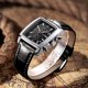 thumbnail image 5 of Reloj de cuarzo rectangular luminoso con cronógrafo analógico de negocios para hombre con estilo, 5 of 7