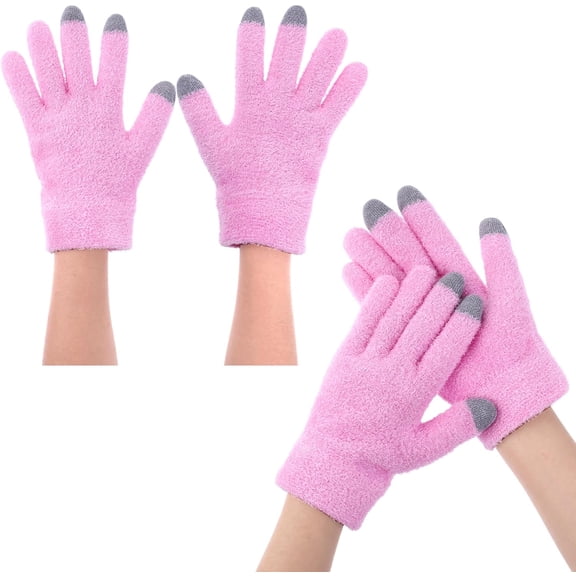 Monebena SPA Gloves for Dry Hands Overnight Moisturizing Gloves with Good Lining, Touch Screen Moisturizing Gloves for Women & Men Reusable Cotton Gloves for Sleeping