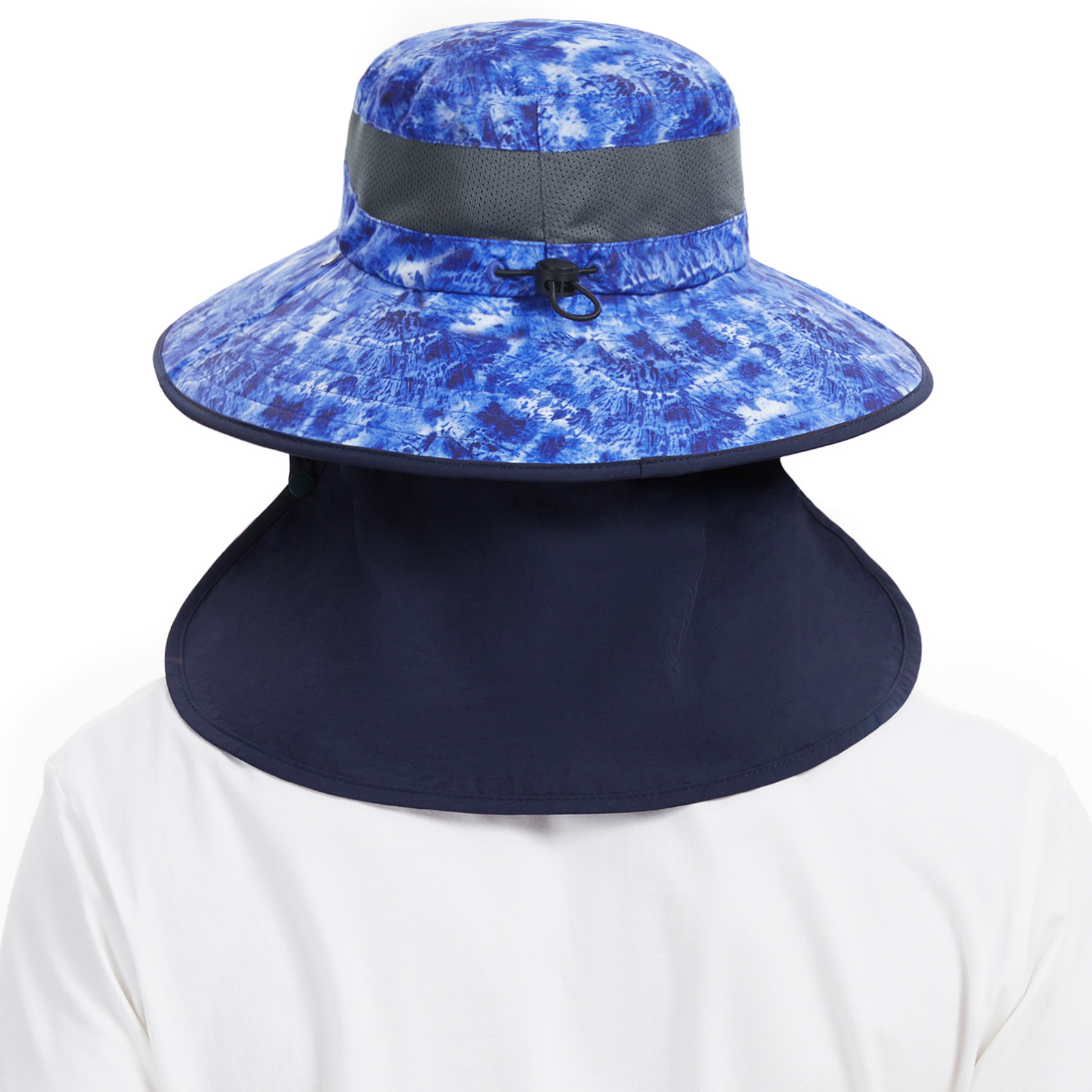 Men’s UPF 50+ Sun Hat with Face Cover & Neck Flap FH09