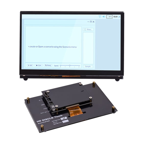 7 Inch Portable IPS Capacitive Touchscreen Monitor 1024x600 HD Display USB Secondary Screen