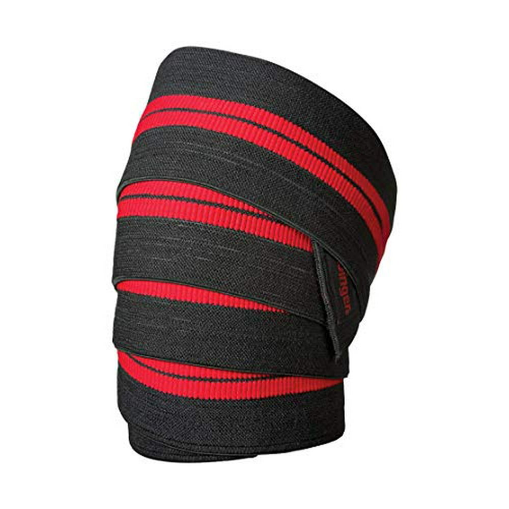 Harbinger Red Line 78Inch Knee Wraps for Weightlifting (Pair