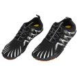 thumbnail image 1 of 1 Pair Black Men's Outdoor Hiking Shoes Breathable Sports Shoes Hiking Cross Country Climbing Shoes 44, 1 of 4