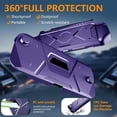 thumbnail image 3 of Funda protectora 2 en 1 para Nintendo Switch 2, cubierta frontal para PC y agarre trasero de TPU, carcasa amortiguadora con protección de 360°, 3 of 8