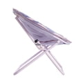 thumbnail image 3 of Room Revival 30" Faux Fur Printed Saucer Chair, Purple, 3 of 8