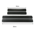 thumbnail image 5 of NIBOLOG Car Door Sill Sticker Anti Scratch Carbon Fiber Self Adhesive Decal, 5 of 8