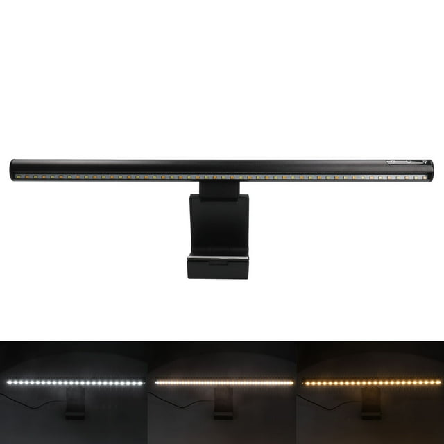 LED Computer Monitor Lamp, Monitor Light Bar with Eye Caring, USB Powered Computer Screen Light for Desk, 3 Dimming 5 Color Temperatures Adjustable