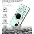 thumbnail image 6 of Compatible with Xiaomi 13 Lite Case for Women, Ultra Soft Xiaomi 13 Lite Phone Case Silicone TPU Plating Cute Astronaut Pattern Cases with Stand Cover (Green), 6 of 14