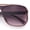 Peach Frame - Purple Lens, variant on SA106 Oversized Square Sunglasses for Women UV400 Protection Lightweight Fashion Beige Frame Brown Lens