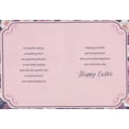 thumbnail image 2 of Designer Greetings The Same Joy You Bring 3D Die Cut Banner and Pink Gems Over Wide Pink Ribbon Hand Decorated Easter Card for Son and 'Daughter' (Daughter-in-Law), 2 of 2