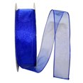 thumbnail image 2 of Reliant Ribbon 99908W-053-09K Sheer Lovely Value Wired Edge Ribbon - Blue - 1.5 in. x 50 yards, 2 of 3