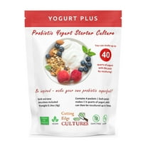 Yogurt Plus Probiotic Yogurt Starter Culture By Cutting Edge Cultures 4 grams 4 Packets