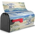 thumbnail image 3 of Beach Summer Mailbox Cover Mailbox Wraps, Waterproof Mailbox Covers Magnetic Post Box Cover Large Size 25.5"(L) x 21"(W) Garden Yard Outside Farmhouse Home Decor, 3 of 6