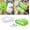 Green, variant on Creative Suction Cup Kitchen Cleaning Brush with Dual-Sided Bristles for Forks, Chopsticks, Tableware & Produce, Durable Nylon Scrubber, Hands-Free Sink Attachment