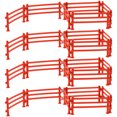 thumbnail image 3 of RomaMX 50 piezas Mini adorno de cerca para niños juguetes de cerca en miniatura Mini diseño de zoológico cercas, 3 of 7