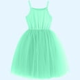 thumbnail image 2 of Tranfacy Robes Décontractées pour Filles, Robe de Fille Fleurie, Robe en Maille Sans Manches à Bretelles Couleur Unie Mode Été Décontractée Col Rond, 2 of 4