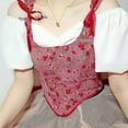 thumbnail image 3 of Mignon Tops de Fleurs Femmes Sexy Corset Top, 3 of 27