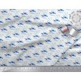 thumbnail image 2 of Soimoi polyester Crepe Fabric Waves,Bubbles & Fish Ocean Print Fabric by Yard 42 Inch Wide, 2 of 3
